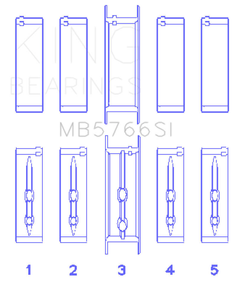 King Engine Bearings KING Main Bearings Engine Components Bearings main image