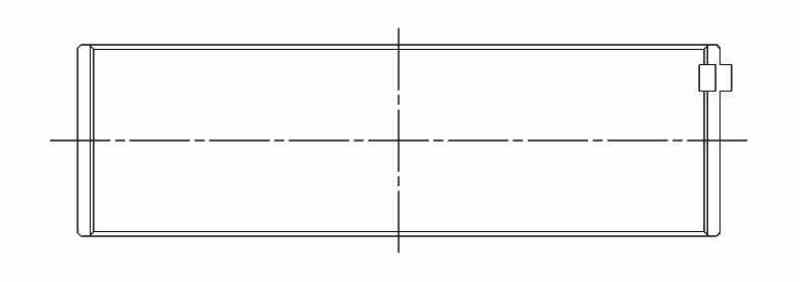 ACL VW/Audi VR6 V6 Standard Size High Performance W/ Extra Oil Clearance Rod Bearing Set 6B5530HX-STD 6B5530HX-STD Technical Drawing