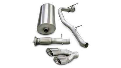 Corsa Performance 07-10 Cadillac Escalade 6.2L V8 Polished Sport Cat-Back Exhaust 14202 Photo - Primary