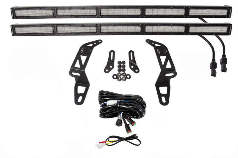 Diode Dynamics 18-21 Jeep JL Wrangler/Gladiator SS30 Bumper Bracket Kit - White Flood Dual DD6084 DD6084 Photo - Primary
