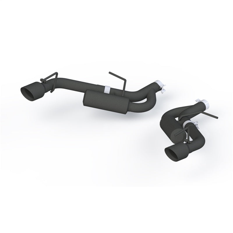 MBRP 16+ Chevrolet Camaro 2.5in Black Coated Non NPP Axle Back Exhaust Syst S7038BLK Photo - Primary