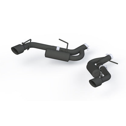 MBRP 16+ Chevrolet Camaro 2.5in Black Coated Non NPP Axle Back Exhaust Syst S7038BLK Photo - Primary