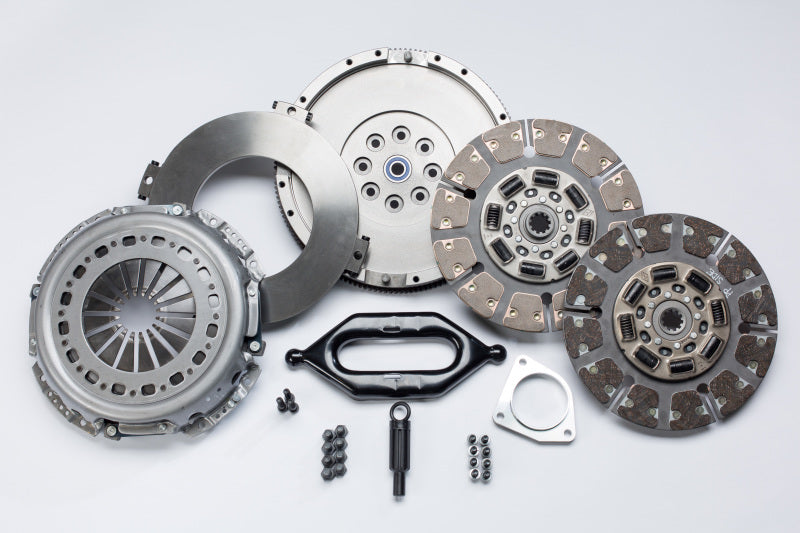 South Bend Clutch 1988-1993 Dodge Turbo Cummins Diesel 5.9L/6.7L Organic Street Dual Disc Clutch Kit SDD3250-5G-ORG SDD3250-5G-ORG Photo - Primary