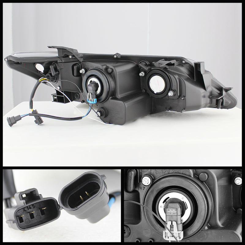Spyder Toyota Camry 12-14 Projector Headlights DRL Blk High 9005 (Not Included PRO-YD-TCAM12-DRL-BK 5072658 5072658 User 1