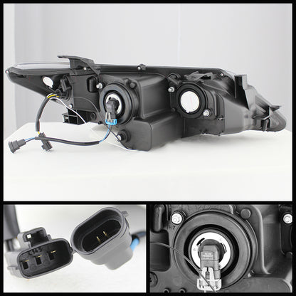 Spyder Toyota Camry 12-14 Projector Headlights DRL Blk High 9005 (Not Included PRO-YD-TCAM12-DRL-BK 5072658 5072658 User 1