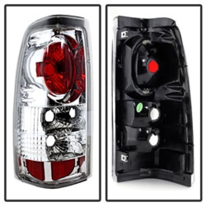 Spyder Chevy Silverado 1500/2500 99-02 (Not Stepside) Euro Style Tail Lights Chrm ALT-YD-CS99-C 5001993 5001993 Photo - Unmounted