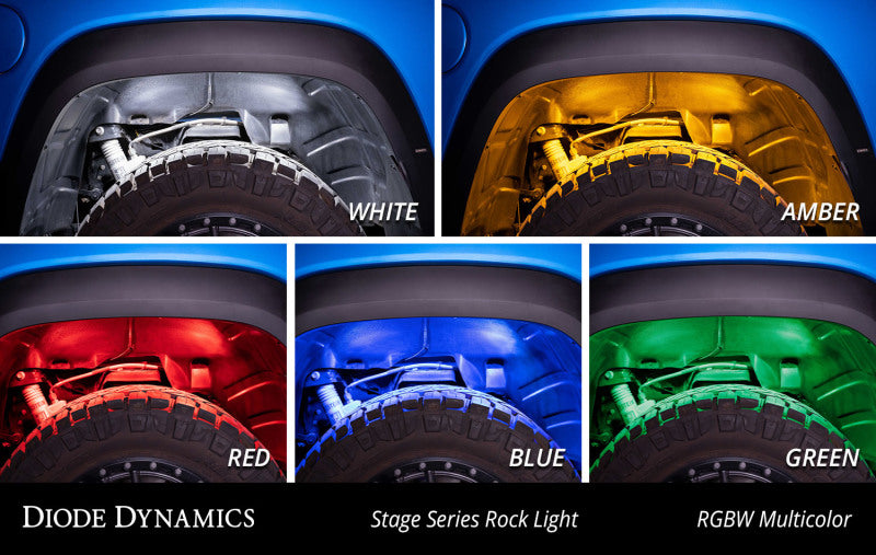 Diode Dynamics Stage Series RGBW LED Rock Light (8-pack) DD7454 DD7454 User 8