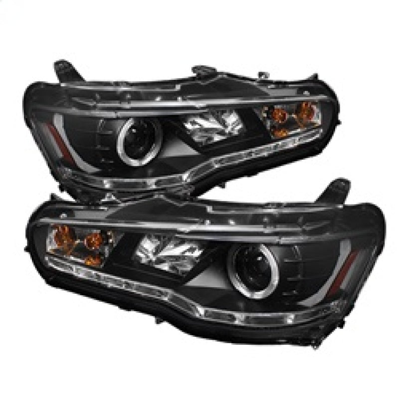 Spyder Mitsubishi Lancer/EVO-10 08-14 Projector Xenon/HID- LED Halo DRL Blk PRO-YD-ML08-HID-DRL-BK 5042231 5042231 Photo - Primary