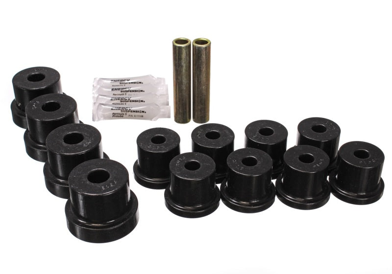 Energy Suspension Leaf Spring Bushing Set Black Chevrolet Camaro All 1967-1969 3.2102G Photo - Primary