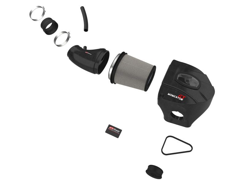 aFe Black Series Carbon Fiber CAIS w/PDS Filter 11-19 Dodge Challenger/Charger SRT8 V8-6.4L 58-10003D 58-10003D Photo - Unmounted