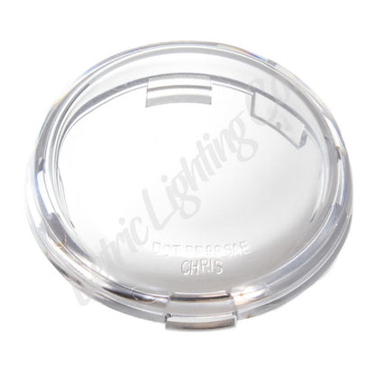 Letric Lighting Clear Bullet Turn Signal Lenses 2in LLC-2C LLC-2C Photo - Primary