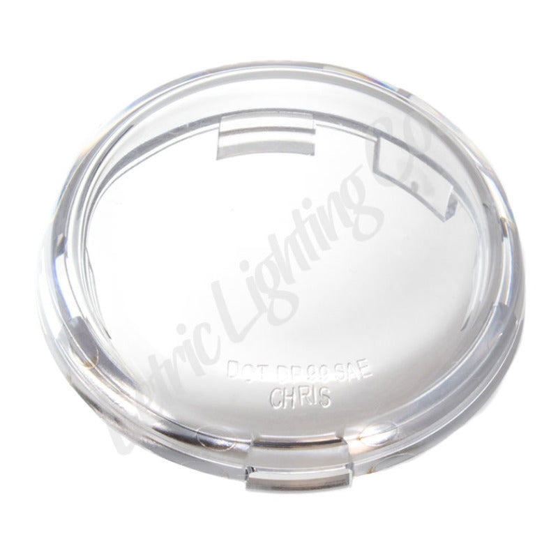 Letric Lighting Clear Bullet Turn Signal Lenses 2in LLC-2C