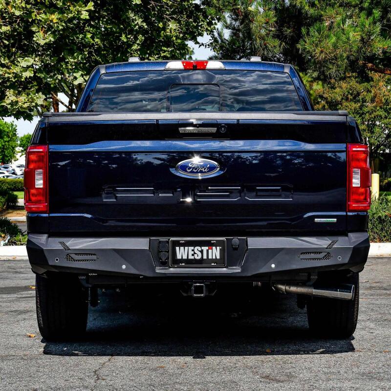 Westin 15-20 Ford F-150 Pro-Series Rear Bumper - Textured Black 58-421015 58-421015 Photo - Mounted
