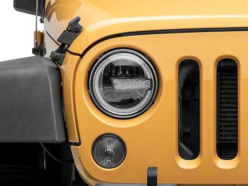 Raxiom 97-18 Jeep Wrangler TJ/JK 7-Inch LED Headlights w/ Halos- Black Housing (Clear Lens) J155018 J155018 User 1