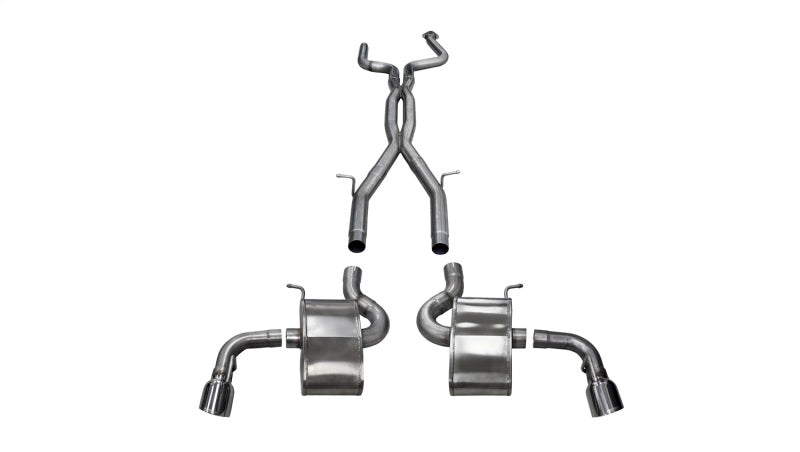 Corsa Performance 16-18 Chevy Camaro SS 6.2L Xtreme 2.75in Cat-Back Dual Rear Exit 14773 Photo - Primary