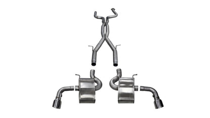 Corsa Performance 16-18 Chevy Camaro SS 6.2L Xtreme 2.75in Cat-Back Dual Rear Exit 14773 Photo - Primary