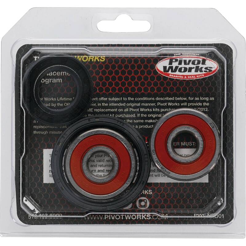 Pivot Works Honda Wheel Bearing Kit Premium Bearings 25-1796-P 25-1796-P Photo - Primary
