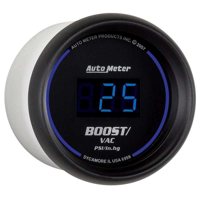Autometer 2-1/16" Boost/Vacuum, 30 In Hg/30 Psi, Cobalt Digital 6959 User 3