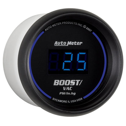 Autometer 2-1/16" Boost/Vacuum, 30 In Hg/30 Psi, Cobalt Digital 6959 User 3