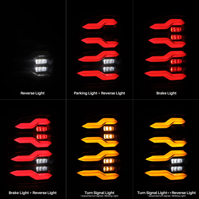AlphaRex 09-18 Dodge Ram Luxx-Series LED Tail Lights Black w/ Activation Light & Sequential Signal 640004 640004 User 1