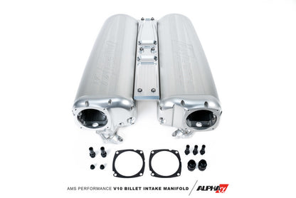 AMS Performance V10 Audi R8 / Lamborghini Huracan / Performante Billet Intake Manifold - CLR Anodize ALP.37.08.0001-1 ALP.37.08.0001-1 Photo - Primary