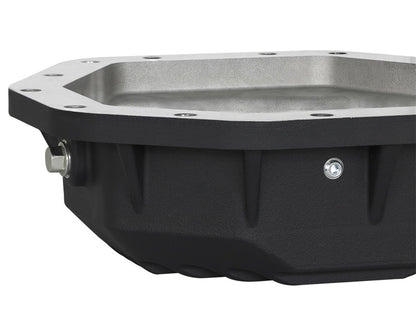 aFe Pro Series Rear Differential Cover Kit Black w/Machined Fins, Gear Oil 46-70352-WL Photo - Unmounted