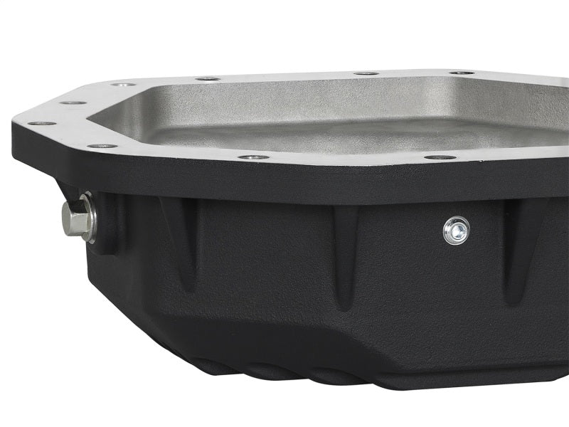 aFe Rear Differential Cover Black w/ Machined Fins, Pro Series for Ford 46-70352 Photo - Unmounted