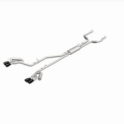 MagnaFlow 20-21 Ford Explorer 3.0L V6 Dual Exit Quad Black Chrome Tip Street Series Cat-Back Exhaust 19515 19515 360 Degree Image Set