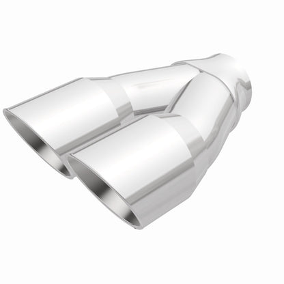 Magnaflow Double Wall 3in Dual Round Polished Tip 2.25in Inlet 35226 35226 360 Degree Image Set