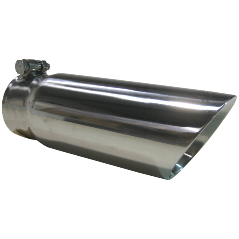 MBRP Universal Tip 3in O.D. Dual Wall Angled End 3 inlet 12 length T5114 Photo - Primary
