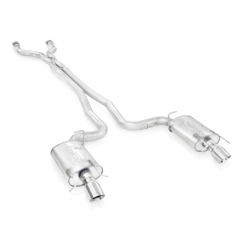 Stainless Works 2009-15 Cadillac CTS-V Sedan 3in Catback System X-Pipe Chambered Mufflers 4in Tips CTSV9CBC CTSV9CBC Photo - Primary