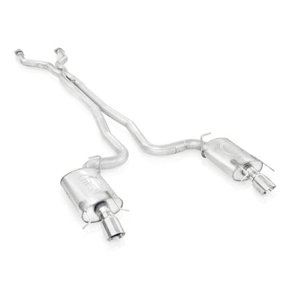 Stainless Works 2009-15 Cadillac CTS-V Sedan 3in Catback System X-Pipe Chambered Mufflers 4in Tips CTSV9CBC CTSV9CBC Photo - Primary
