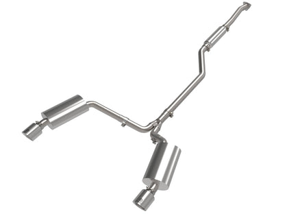 aFe 09-14 Acura TSX L4 2.4L Takeda 2-1/2in to 2-1/4in 304 SS Cat-Back Exhaust System w/Polished Tips 49-36629-P 49-36629-P Photo - Primary