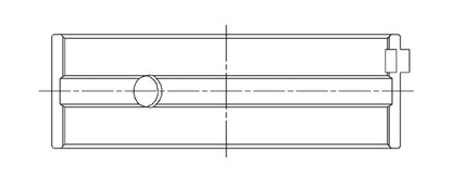 ACL Race Series Main Bearings Mazda 4 B6/BP/BP-T Race Series Size: 0.25 5M8353H-.25 Technical Drawing