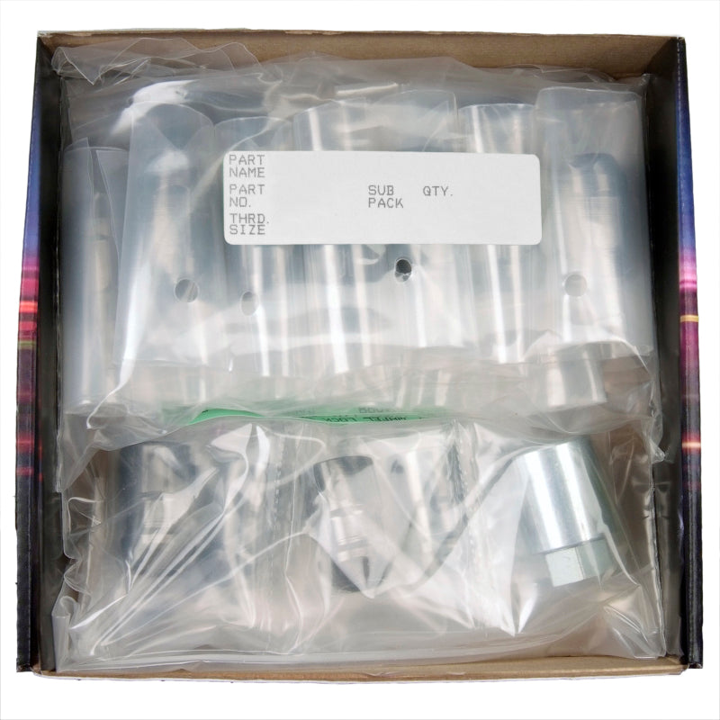 McGard Jeep Wrangler Install Kit (Cone Seat Bulge) 1/2-20 / 3/4 Hex / (18 Lug Nuts / 5 Locks) - Blk 84563BK 84563BK Photo - in package