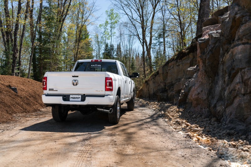 MBRP 2014+ Ram 2500/3500 6.4L Hemi Cat Back Single Side Exit Pro Series - T304 S5149304 S5149304 Photo - lifestyle view