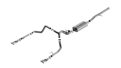 Borla 2024 Chevy Silverado 1500 6.2L V8 Touring Catback Exhaust w/ Simulator - Chrome 140992 140992 Photo - Primary