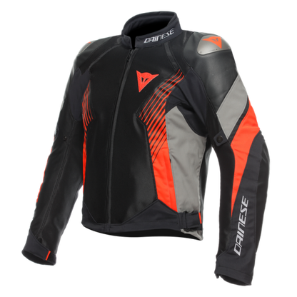 Dainese Super Rider 2 Absoluteshell Jacket Black/Dark Gull Gray/Fluorescent Red Size - 58 201654630-85I-58 201654630-85I-58 User 1