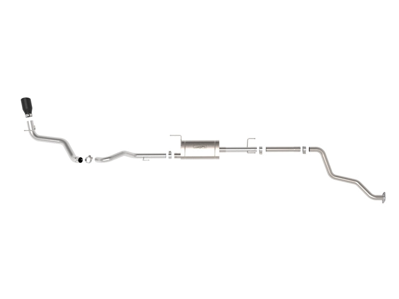 aFe 2024 Toyota Tacoma L4 2.4L Apollo Series 2.5-3in 409 SS Steel Cat-Back Exhaust w/Black Tips 49-46071-B 49-46071-B Photo - Unmounted