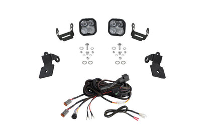 Diode Dynamics 20-Present Polaris RZR A-Pillar LED Pod Kit SS3 Pro - White Combo DD7637 DD7637 Photo - Primary