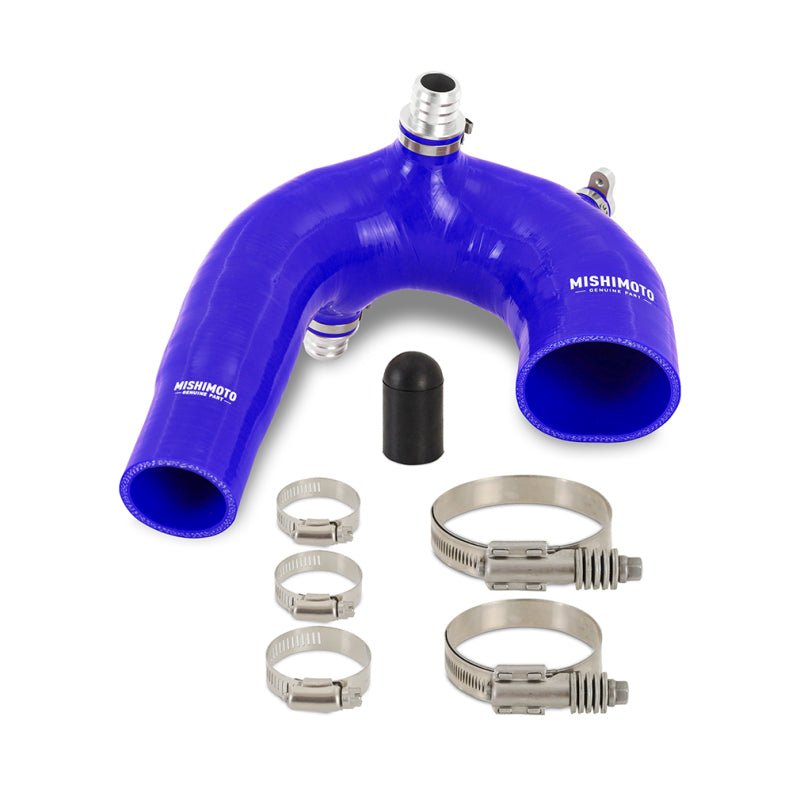 Mishimoto 2016+ Polaris RZR XP Turbo Silicone Intake J-Tube - Blue MMHOSE-RZR-16AIBL MMHOSE-RZR-16AIBL Photo - Primary