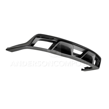 Anderson Composites 15-16 Ford Mustang R-Style Rear Valance (for Quad Tip Exhaust) AC-RL15FDMU-GR-GF AC-RL15FDMU-GR-GF Photo - Primary