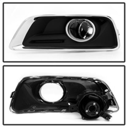 Spyder Chevy Malibu 2012-2015 OEM Fog Light W/Universal Switch- Clear FL-CMA2012-C 5080271 5080271 Photo - Unmounted