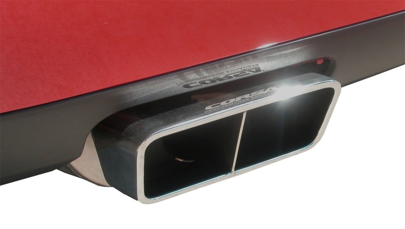Corsa 09-10 Dodge Challenger R/T 5.7L V8 Auto Polished Xtreme Cat-Back Exhaust 14436 14436 Photo - Mounted