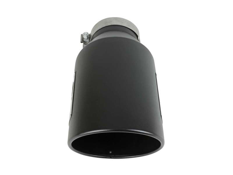 aFe Power Universal 5in Inlet 8in Outet MACH Force-XP Clamp-On Exhaust Tip - Black 49T50801-B15 49T50801-B15 Photo - Unmounted