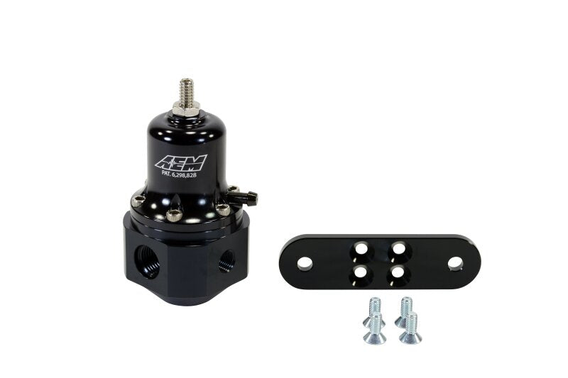 AEM Electronics Fuel Pressure Regulator 25-305BK Photo - out of package