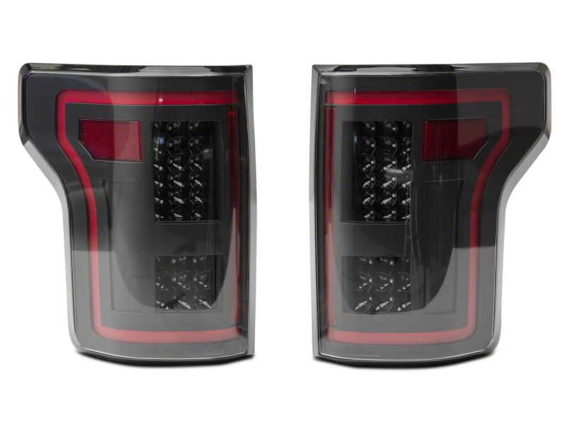 Raxiom 15-17 Ford F-150 LED Tail Lights w/ SEQL Turn Signals- Blk Housing (Clear Lens) T544625