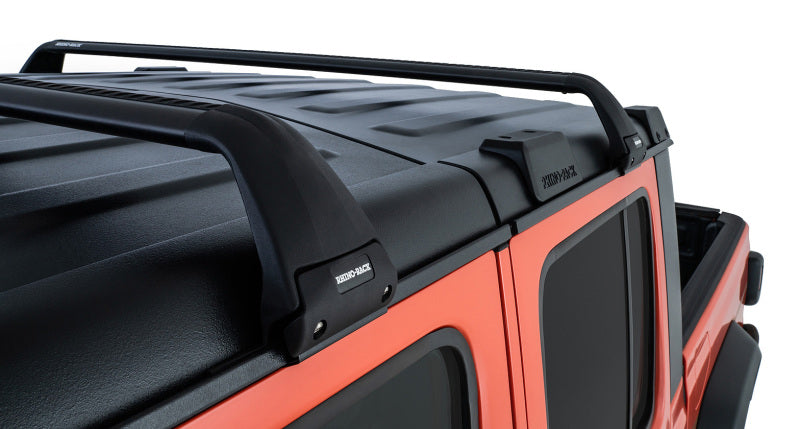 Rhino-Rack 07-22 Jeep Wrangler JK/JL 4 Door Hard Top Vortex SG 2 Bar Roof Rack - Black SG59 SG59 Photo - Primary