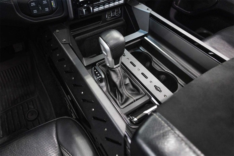 Addictive Desert Designs 2021+ RAM 1500 TRX Center Console Molle Panels & Digital Device Bridge AC6202201NA AC6202201NA Photo - Mounted