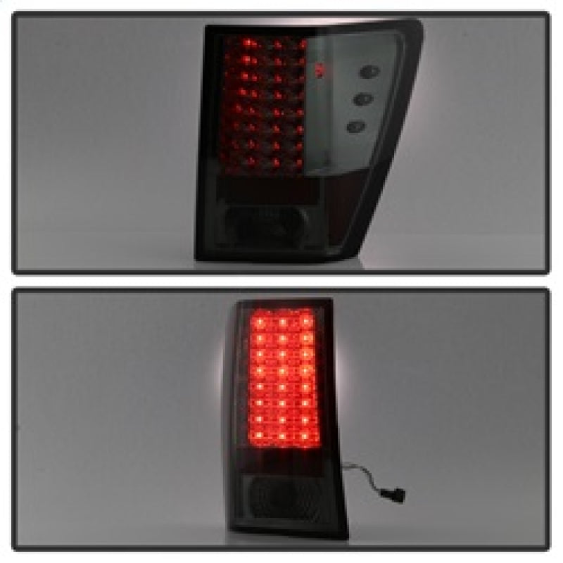 Spyder Jeep Grand Cherokee 07-10 LED Tail Lights Smoke ALT-YD-JGC07-LED-SM 5070227 5070227 Photo - Unmounted